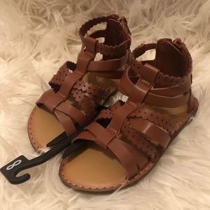 NWT Strappy Brown Sandals